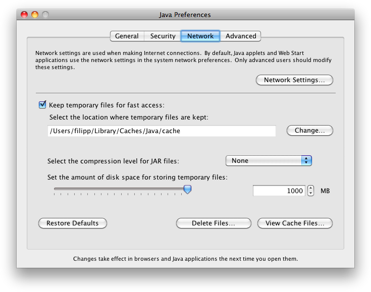 Java Preferences