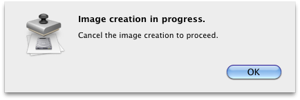 System Image Utility Bug