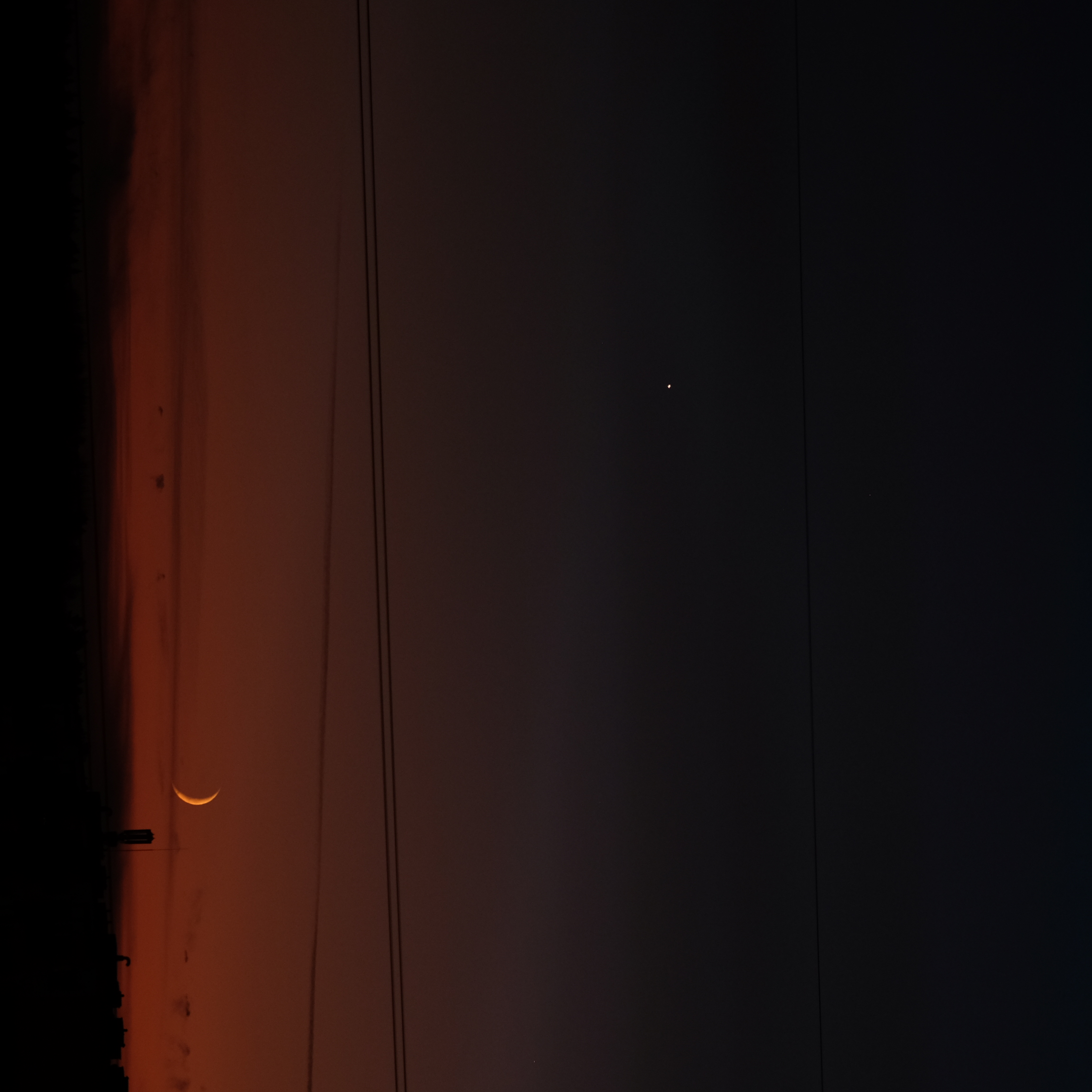 Moon over Tallinn